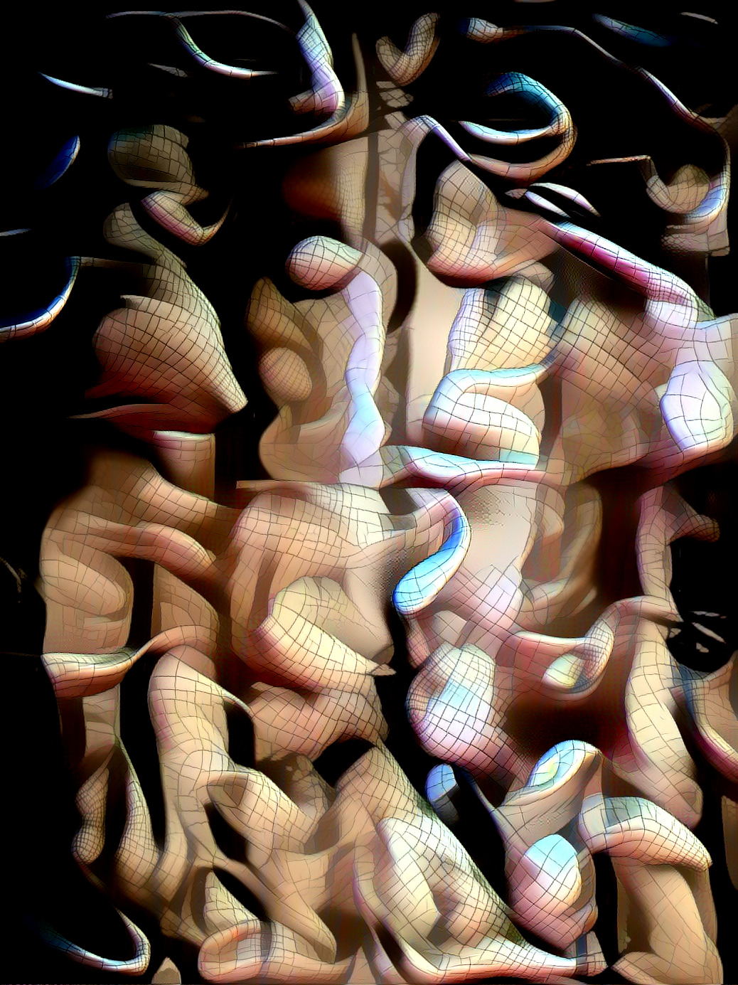 Tree Bark with Curvature